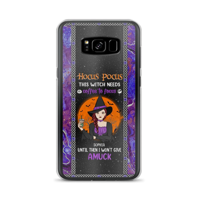 Custom Personalized Witch Phone Case - Halloween Gift Idea For Friends - Hocus Pocus - Case for iPhone & Samsung