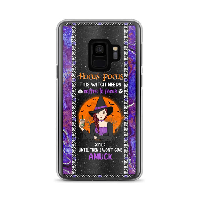 Custom Personalized Witch Phone Case - Halloween Gift Idea For Friends - Hocus Pocus - Case for iPhone & Samsung