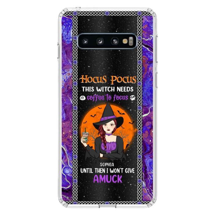 Custom Personalized Witch Phone Case - Halloween Gift Idea For Friends - Hocus Pocus - Case for iPhone & Samsung