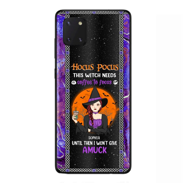 Custom Personalized Witch Phone Case - Halloween Gift Idea For Friends - Hocus Pocus - Case for iPhone & Samsung