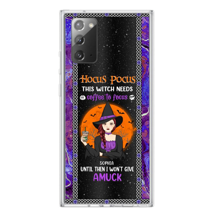 Custom Personalized Witch Phone Case - Halloween Gift Idea For Friends - Hocus Pocus - Case for iPhone & Samsung