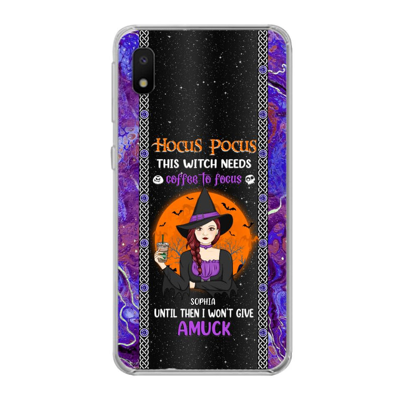 Custom Personalized Witch Phone Case - Halloween Gift Idea For Friends - Hocus Pocus - Case for iPhone & Samsung