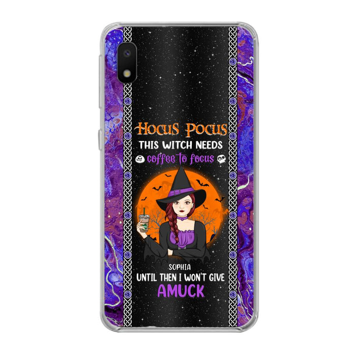 Custom Personalized Witch Phone Case - Halloween Gift Idea For Friends - Hocus Pocus - Case for iPhone & Samsung