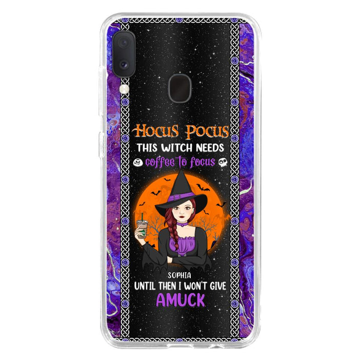 Custom Personalized Witch Phone Case - Halloween Gift Idea For Friends - Hocus Pocus - Case for iPhone & Samsung