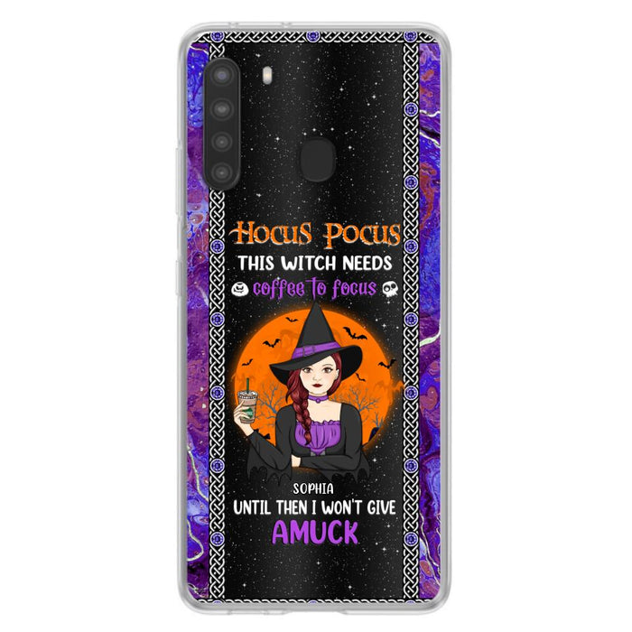 Custom Personalized Witch Phone Case - Halloween Gift Idea For Friends - Hocus Pocus - Case for iPhone & Samsung