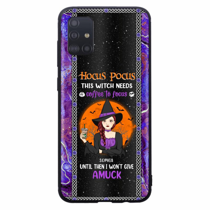 Custom Personalized Witch Phone Case - Halloween Gift Idea For Friends - Hocus Pocus - Case for iPhone & Samsung