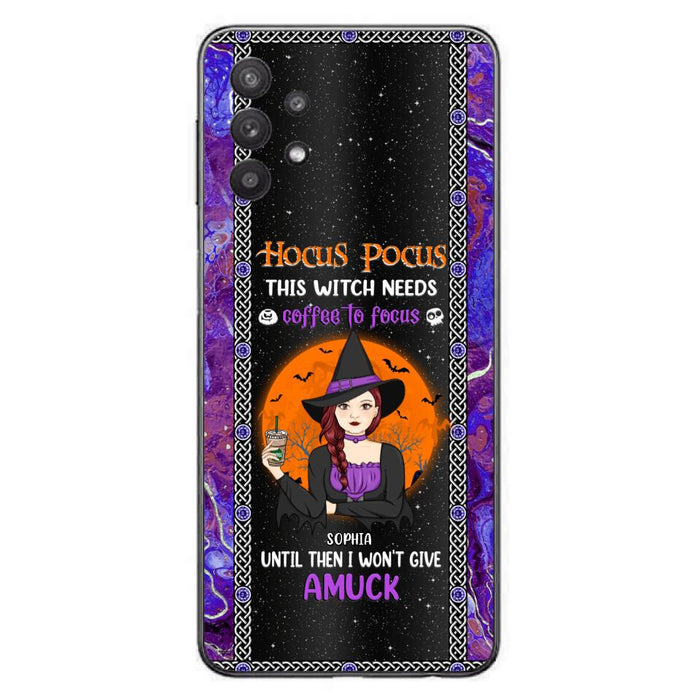 Custom Personalized Witch Phone Case - Halloween Gift Idea For Friends - Hocus Pocus - Case for iPhone & Samsung