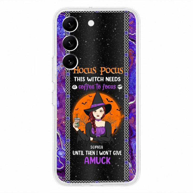 Custom Personalized Witch Phone Case - Halloween Gift Idea For Friends - Hocus Pocus - Case for iPhone & Samsung