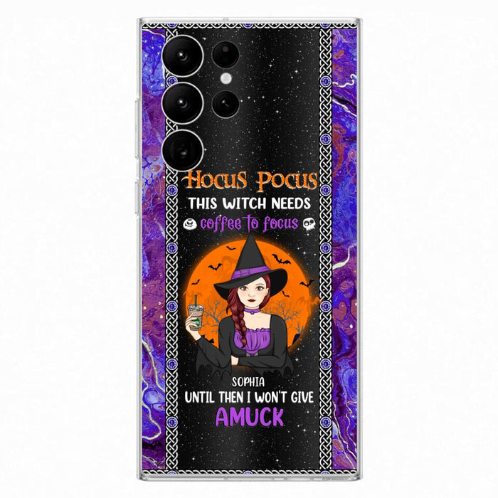 Custom Personalized Witch Phone Case - Halloween Gift Idea For Friends - Hocus Pocus - Case for iPhone & Samsung