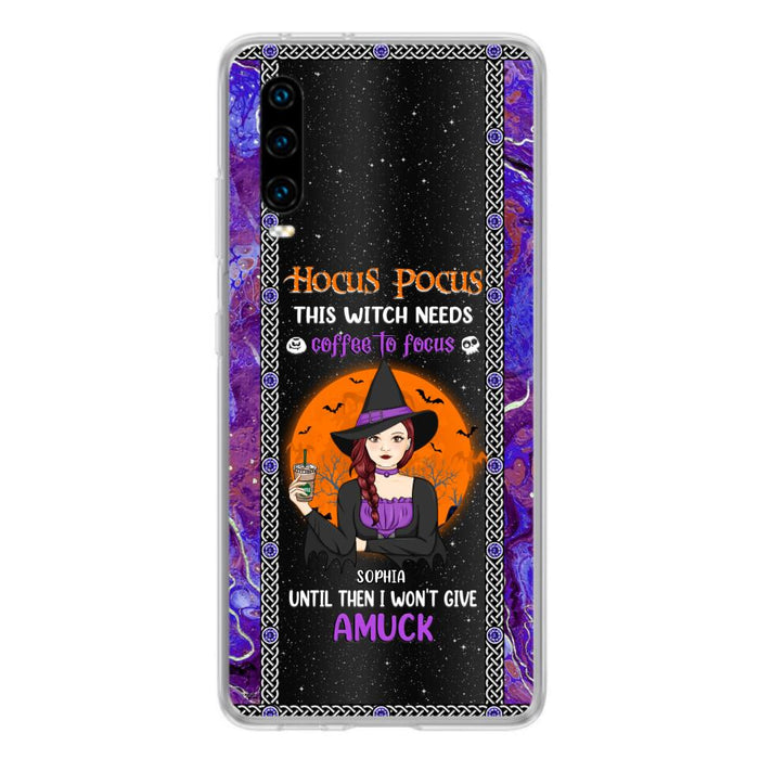 Custom Personalized Witch Phone Case - Halloween Gift Idea For Friends - Hocus Pocus - Case For Xiaomi, Oppo & Huawei