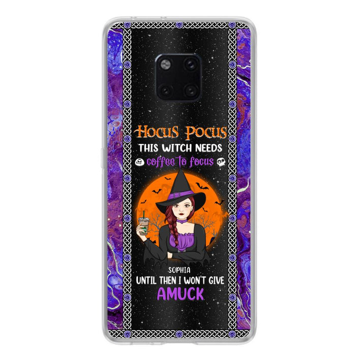 Custom Personalized Witch Phone Case - Halloween Gift Idea For Friends - Hocus Pocus - Case For Xiaomi, Oppo & Huawei