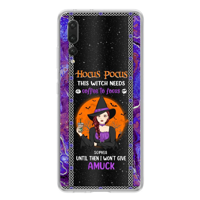 Custom Personalized Witch Phone Case - Halloween Gift Idea For Friends - Hocus Pocus - Case For Xiaomi, Oppo & Huawei