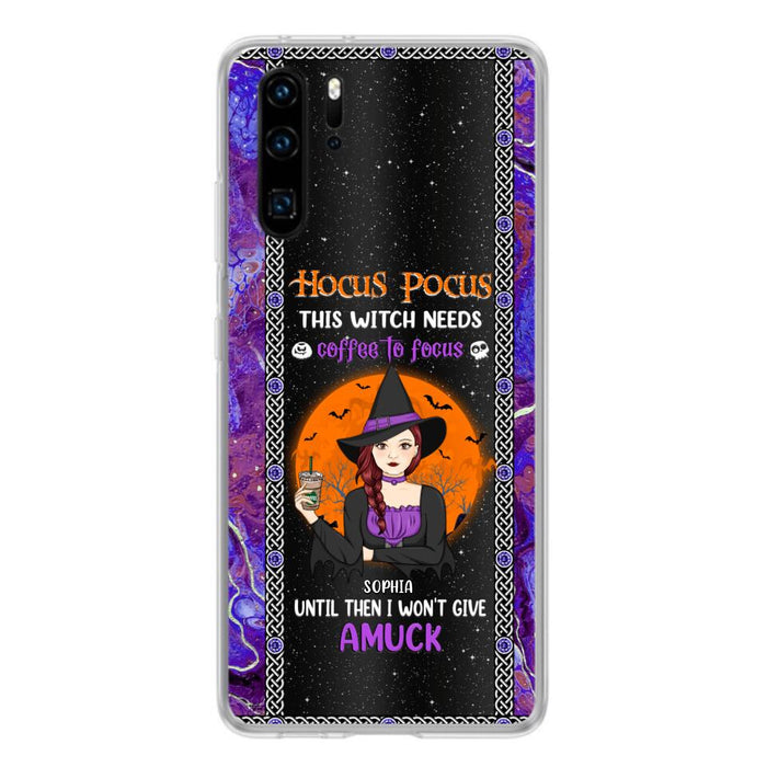 Custom Personalized Witch Phone Case - Halloween Gift Idea For Friends - Hocus Pocus - Case For Xiaomi, Oppo & Huawei