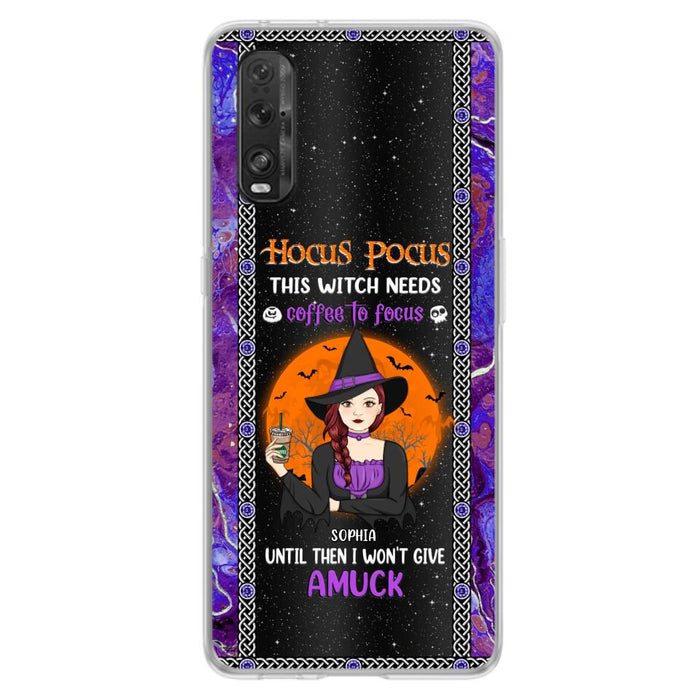 Custom Personalized Witch Phone Case - Halloween Gift Idea For Friends - Hocus Pocus - Case For Xiaomi, Oppo & Huawei