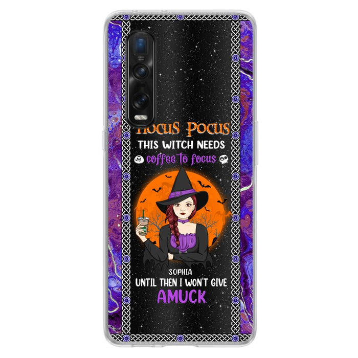 Custom Personalized Witch Phone Case - Halloween Gift Idea For Friends - Hocus Pocus - Case For Xiaomi, Oppo & Huawei