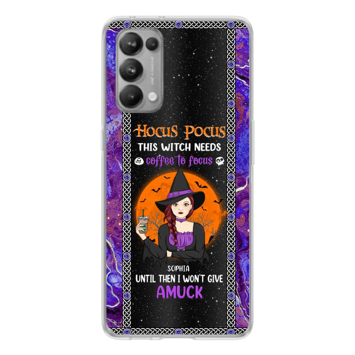 Custom Personalized Witch Phone Case - Halloween Gift Idea For Friends - Hocus Pocus - Case For Xiaomi, Oppo & Huawei