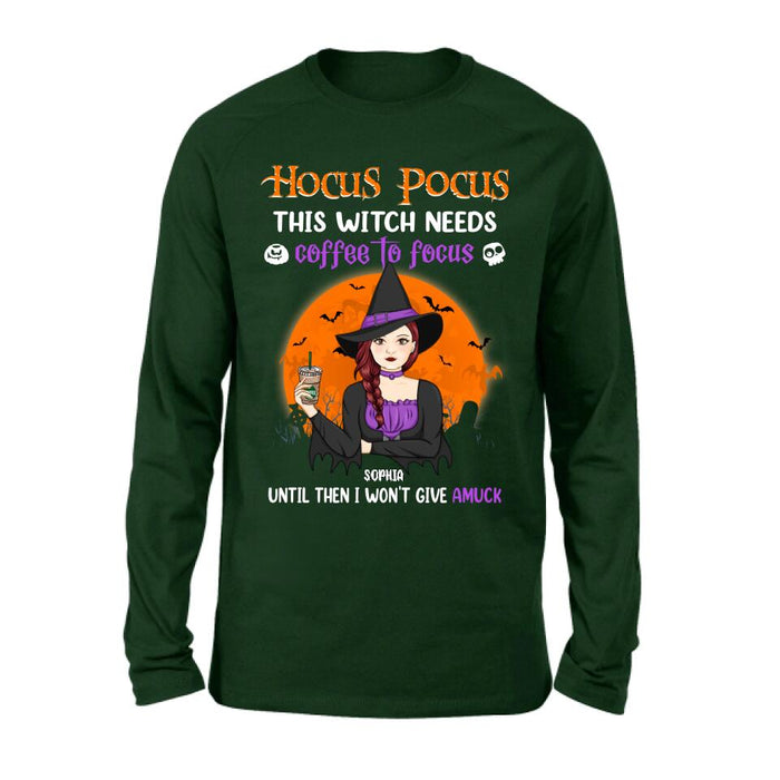 Custom Personalized Witch Shirt - Halloween Gift Idea For Friends - Hocus Pocus