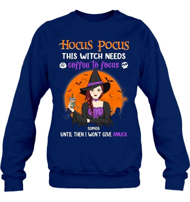 Custom Personalized Witch Shirt - Halloween Gift Idea For Friends - Hocus Pocus