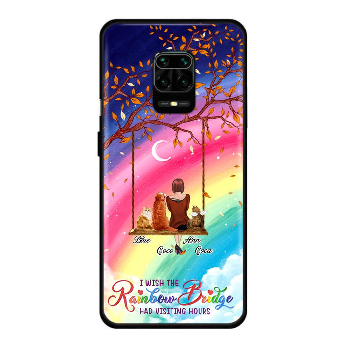 Custom Personalized Pet Mom Phone Case - Memorial Gift For Dog/ Cat Lover - I Wish The Rainbow Bridge Had Visiting Hours - Case For Xiaomi, Oppo And Huawei