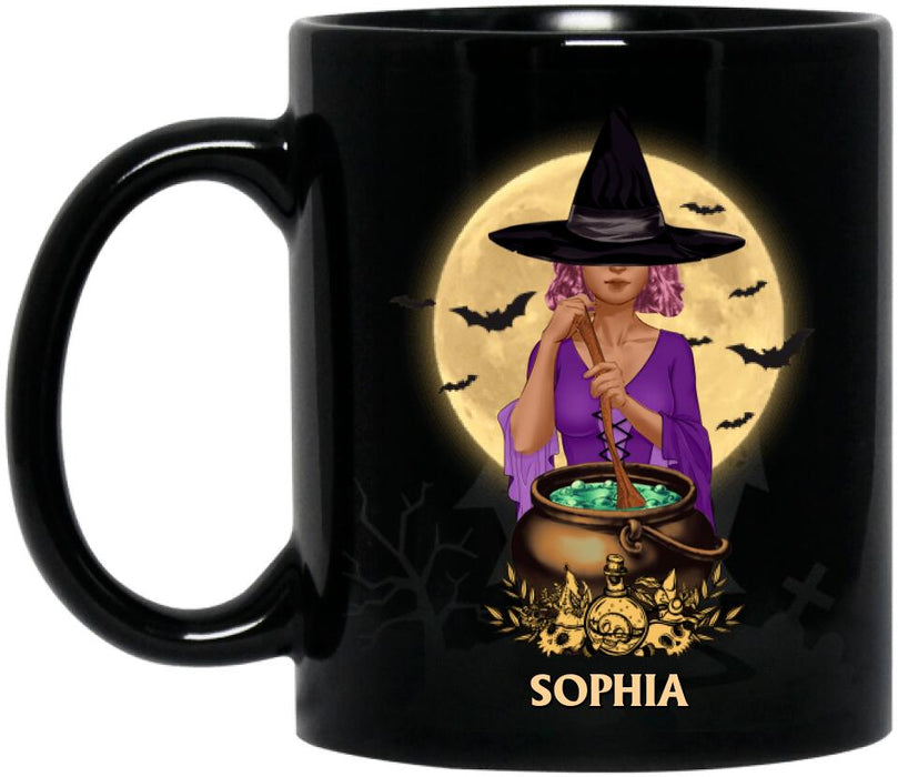 Custom Personalized Witch Mug - Halloween Gift Idea For Friends - Tears Of My Haters