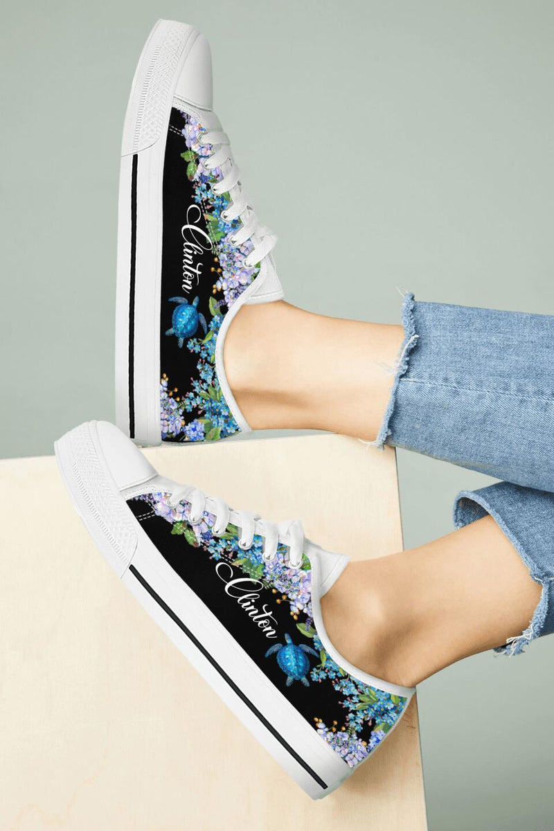 Personalized Turtle Sneakers - Best Gift For Turtle Lovers - SEWD5O