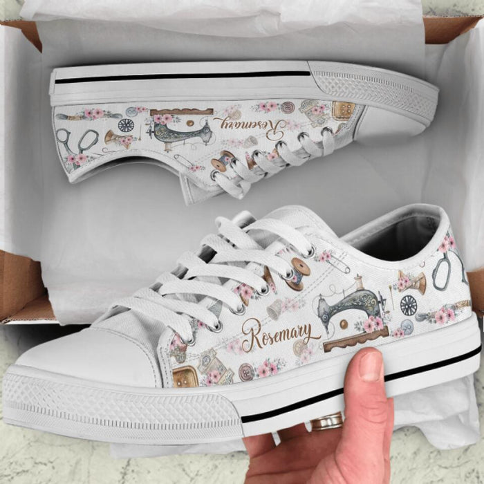 Custom Personalized Sewing Sneakers - DZ0115