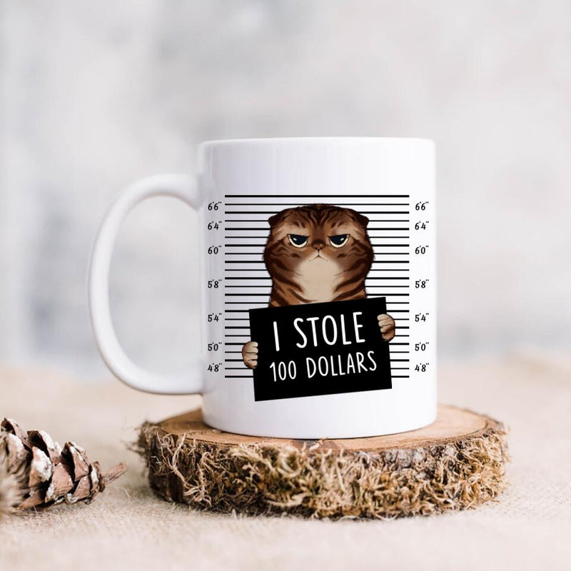 Personalized Bad Cat Coffee Mug -  Gift Idea For Cat Lover