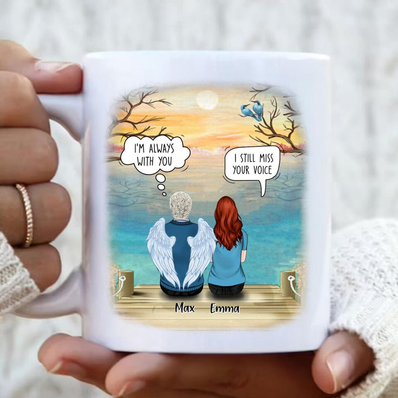 Personalized Memorial Mug - Up to 5 People - Memorial Gift Idea For Loss Of Family Member - I'm Always With You