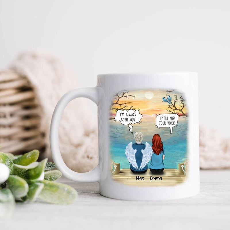 Personalized Memorial Mug - Up to 5 People - Memorial Gift Idea For Loss Of Family Member - I'm Always With You