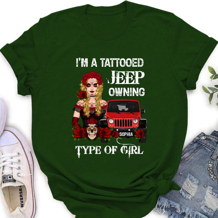 Custom Personalized Off-road Girl T-shirt/ Long Sleeve/ Sweatshirt - Gift Idea For Halloween/ Off-road Lover