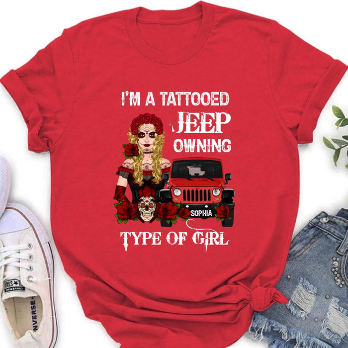 Custom Personalized Off-road Girl T-shirt/ Long Sleeve/ Sweatshirt - Gift Idea For Halloween/ Off-road Lover