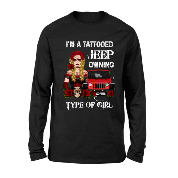 Custom Personalized Off-road Girl T-shirt/ Long Sleeve/ Sweatshirt - Gift Idea For Halloween/ Off-road Lover