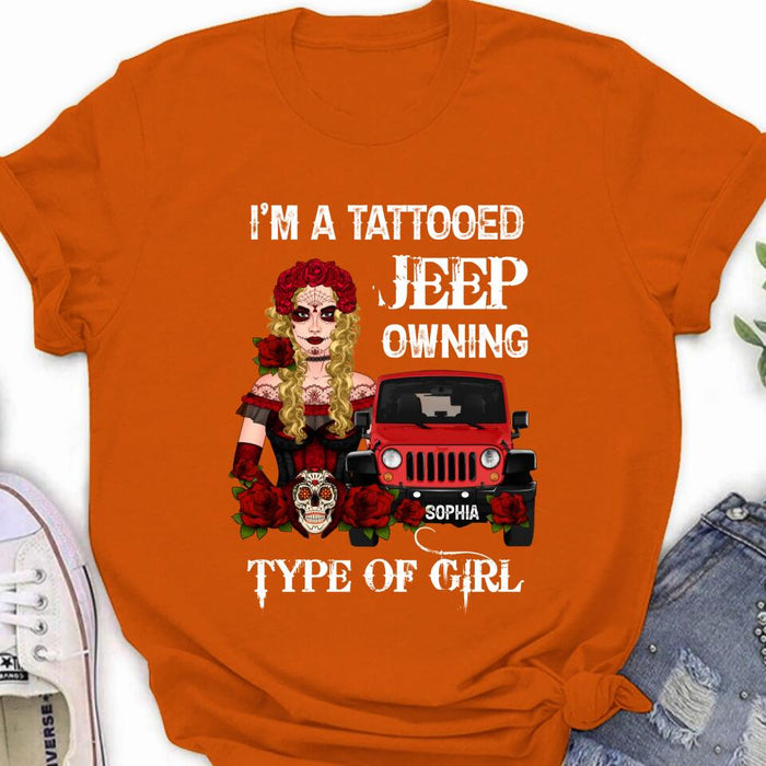 Custom Personalized Off-road Girl T-shirt/ Long Sleeve/ Sweatshirt - Gift Idea For Halloween/ Off-road Lover