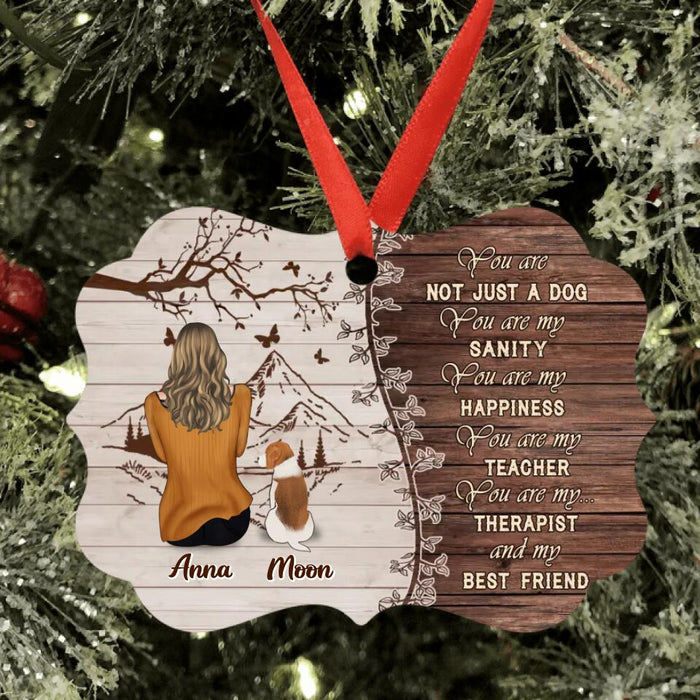 Custom Personalized Pet Mom/Dad Ornament - Upto 5 Pets - Christmas Gift Idea For Dog/Cat Lovers - You Are My Best Friend