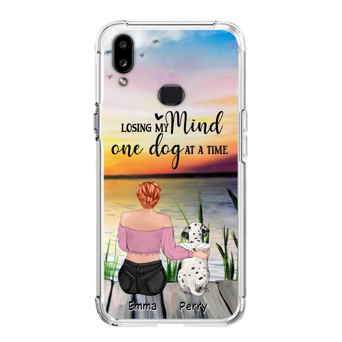 Custom Personalized Pet Mom/Dad Phone Case For iPhone/ Samsung - Gift Idea For Pet Owner With Up To 5 Cats/ Dogs - Losing My Mind One Dog At A Time