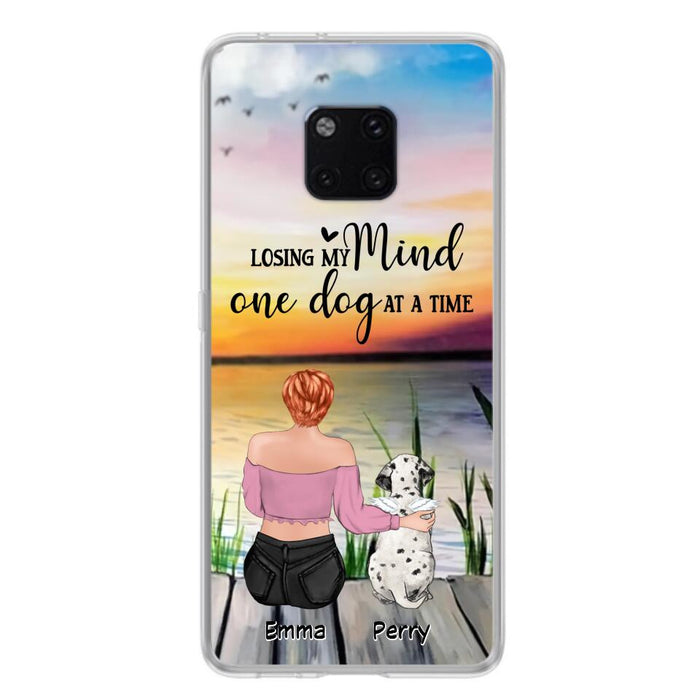 Custom Personalized Pet Mom/Dad Phone Case For Xiaomi/ Oppo/ Huawei - Gift Idea For Pet Owner With Up To 5 Cats/ Dogs - Losing My Mind One Dog At A Time