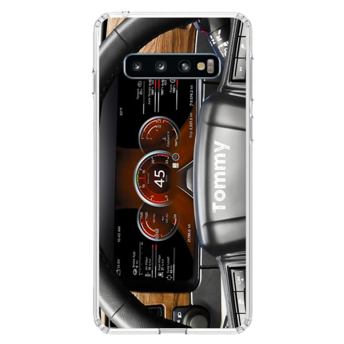 Custom Personalized Truck Dashboard Phone Case - Case For Iphone, Samsung and Xiaomi - 6D8KY1