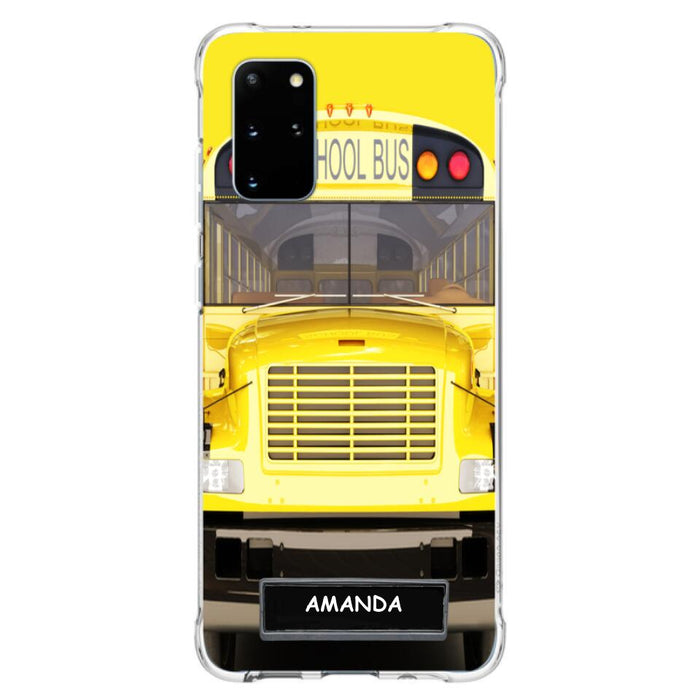 Custom Personalized School Bus Phone Case - Gift Idea For School Bus Lovers - Case For iPhone, Samsung and Xiaomi