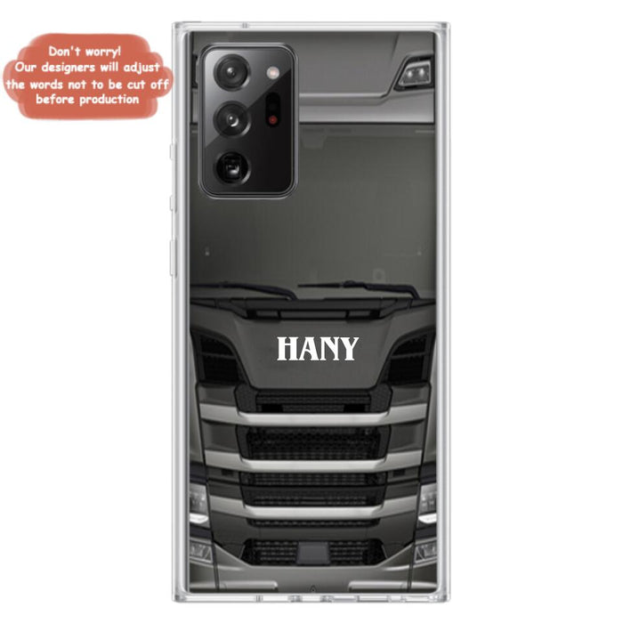 Custom Personalized Heavy Truck Phone Case - Gift Idea For Truckers - Case For iPhone, Samsung and Xiaomi - PGS2ML