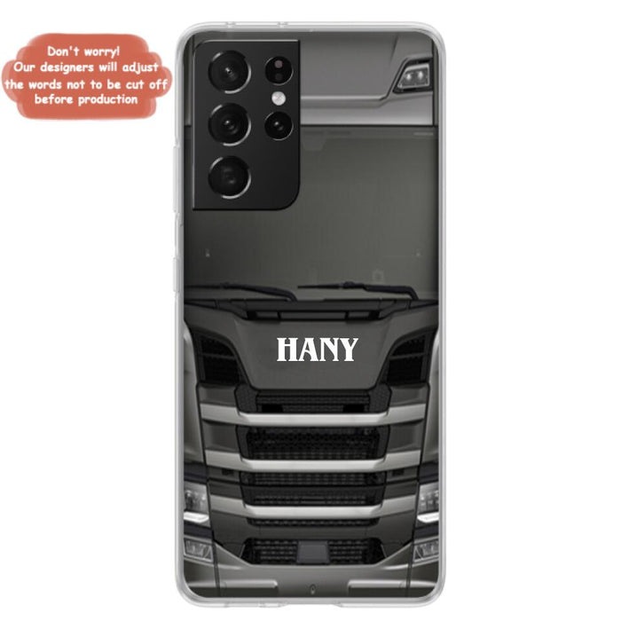 Custom Personalized Heavy Truck Phone Case - Gift Idea For Truckers - Case For iPhone, Samsung and Xiaomi - PGS2ML