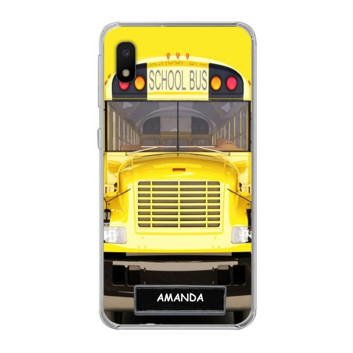 Custom Personalized School Bus Phone Case - Gift Idea For School Bus Lovers - Case For iPhone, Samsung and Xiaomi