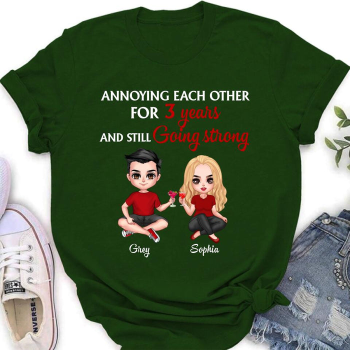 Custom Personalized T-shirt/Pullover Hoodie/Long Sleeve - Gift for couples, lovers, husband and wife - Annoying Couple