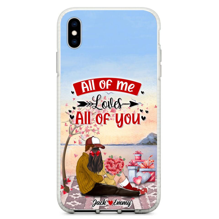 Custom Personalized Couple Phone Case - Best Gift For Couple - Happy Valentine's Day