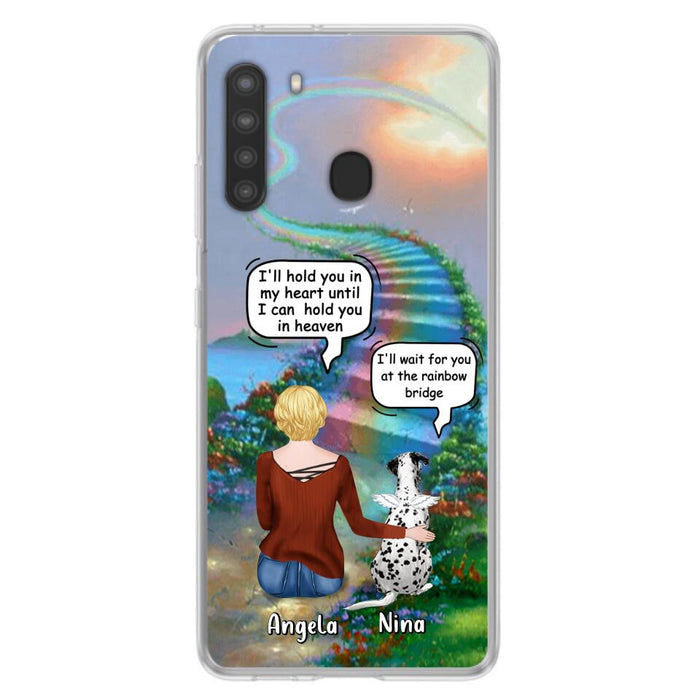 Custom Personalized Memorial Dog Phone Case - Upto 4 Dogs - Memorial Gift For Dog Lovers - Case For iPhone/Samsung