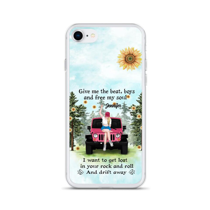 Custom Personalized Off-road Girl Phone Case - Case For iPhone and Samsung - I Want To Get Lost In Your Rock and Roll