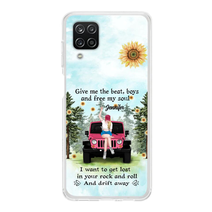 Custom Personalized Off-road Girl Phone Case - Case For iPhone and Samsung - I Want To Get Lost In Your Rock and Roll