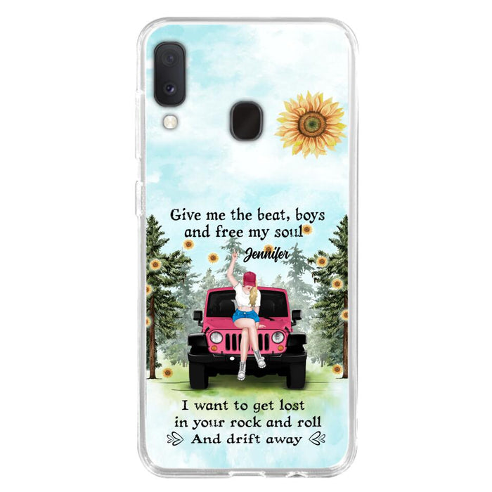 Custom Personalized Off-road Girl Phone Case - Case For iPhone and Samsung - I Want To Get Lost In Your Rock and Roll