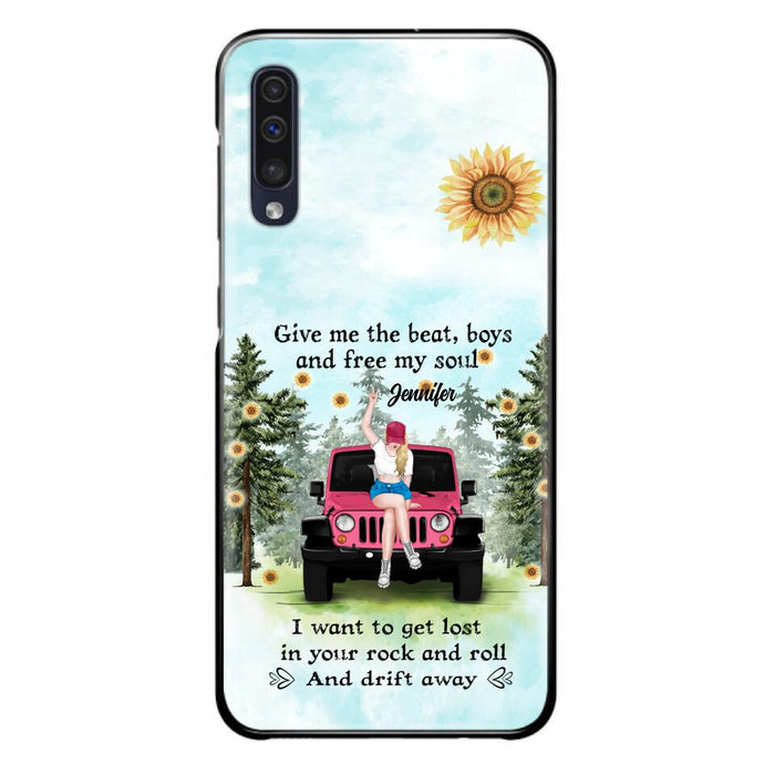 Custom Personalized Off-road Girl Phone Case - Case For iPhone and Samsung - I Want To Get Lost In Your Rock and Roll