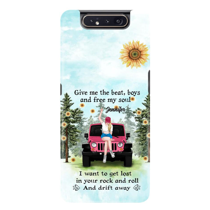 Custom Personalized Off-road Girl Phone Case - Case For iPhone and Samsung - I Want To Get Lost In Your Rock and Roll