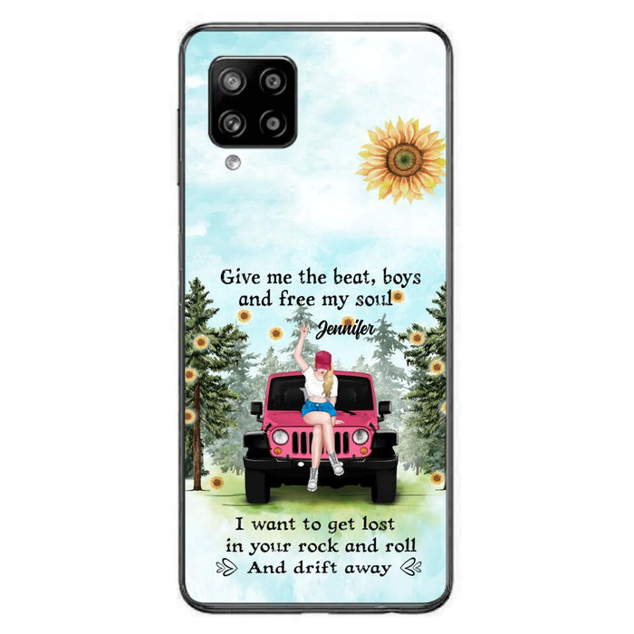 Custom Personalized Off-road Girl Phone Case - Case For iPhone and Samsung - I Want To Get Lost In Your Rock and Roll